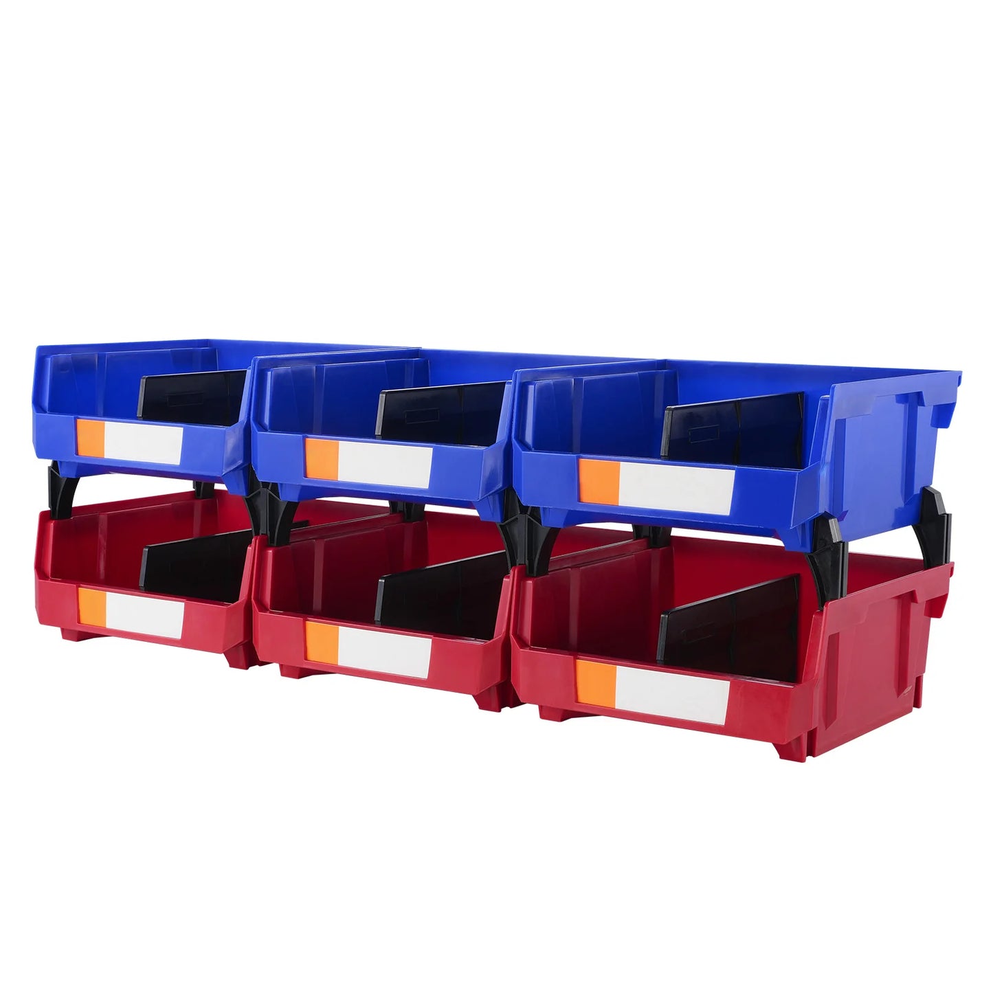 SucceBuy Garage Storage Bins Wall Mounted Stackable Organizer