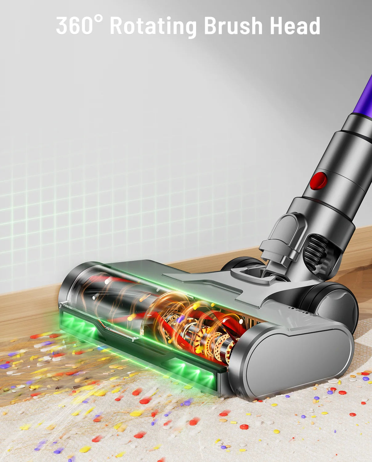 VAKERR X15 Pro Cordless Vacuum Cleaner With HEPA Filtration