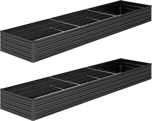 Galvanized Raised Garden Bed Kit Two-Piece