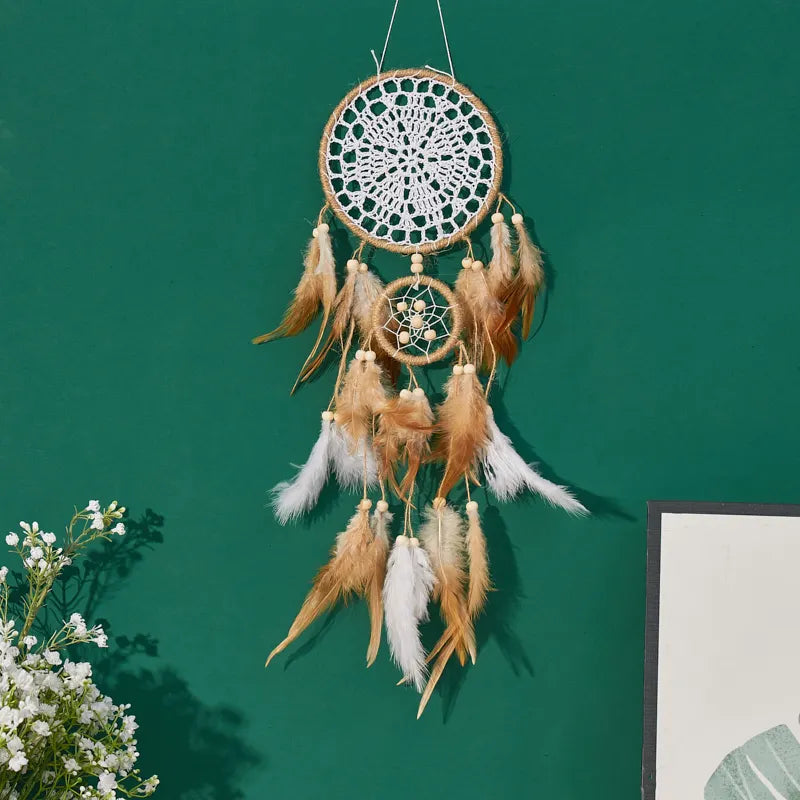 Dream Catcher Moon Dream Chaser Bohemian Wall Decor Bedside