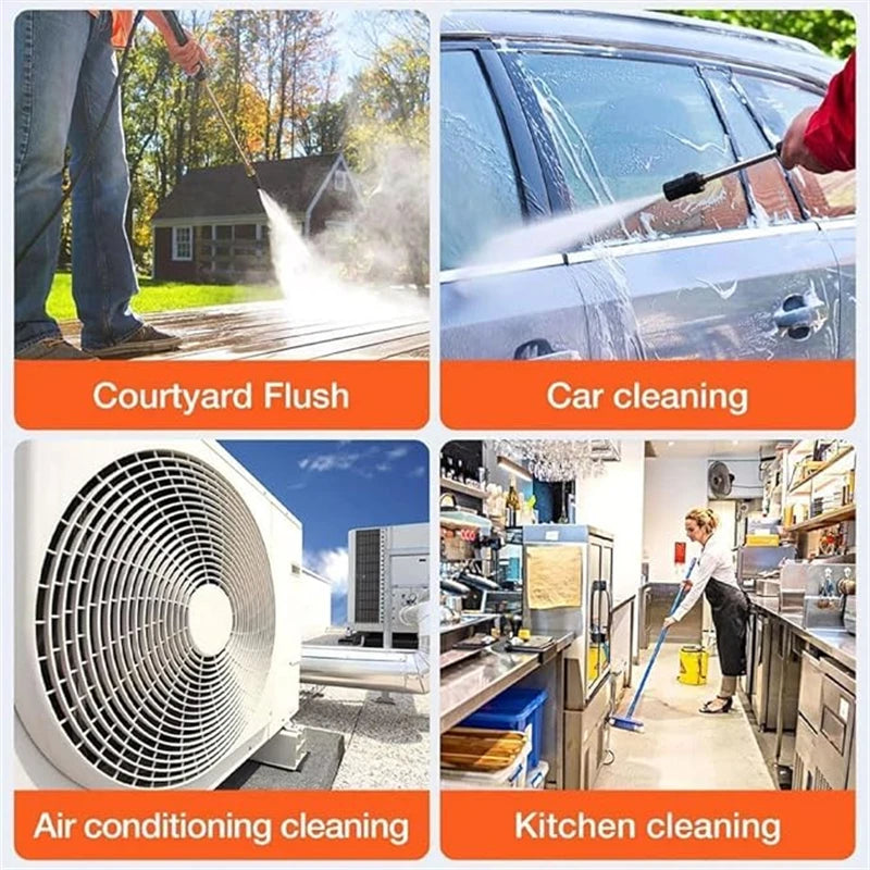 Rechargeable Battery Portable Pressure Washer With Toolbox