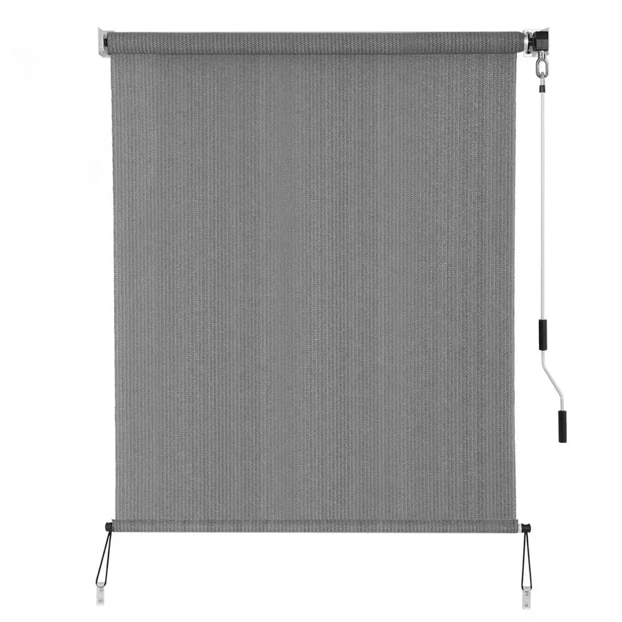 Outdoor Sunshade Roller Shades Cordless Privacy Screen UV Protection