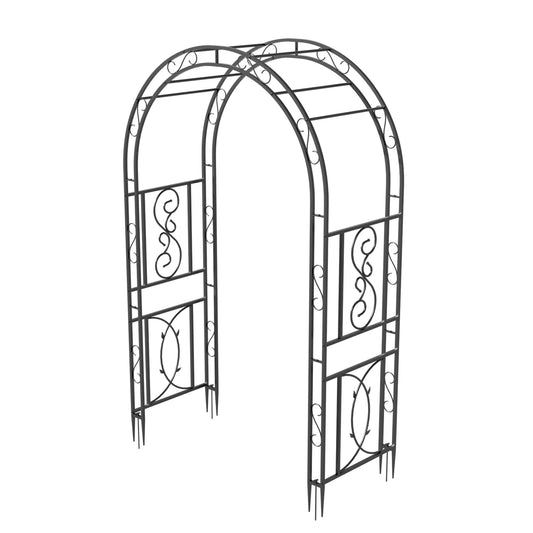 Heavy Duty Iron Garden Arbor Trellis For Climbing Plants
