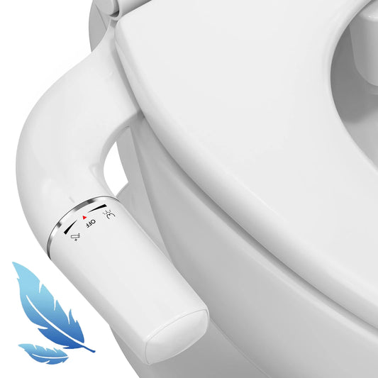 Ultra Slim Bidet Attachment With Dual Nozzle For Toilets