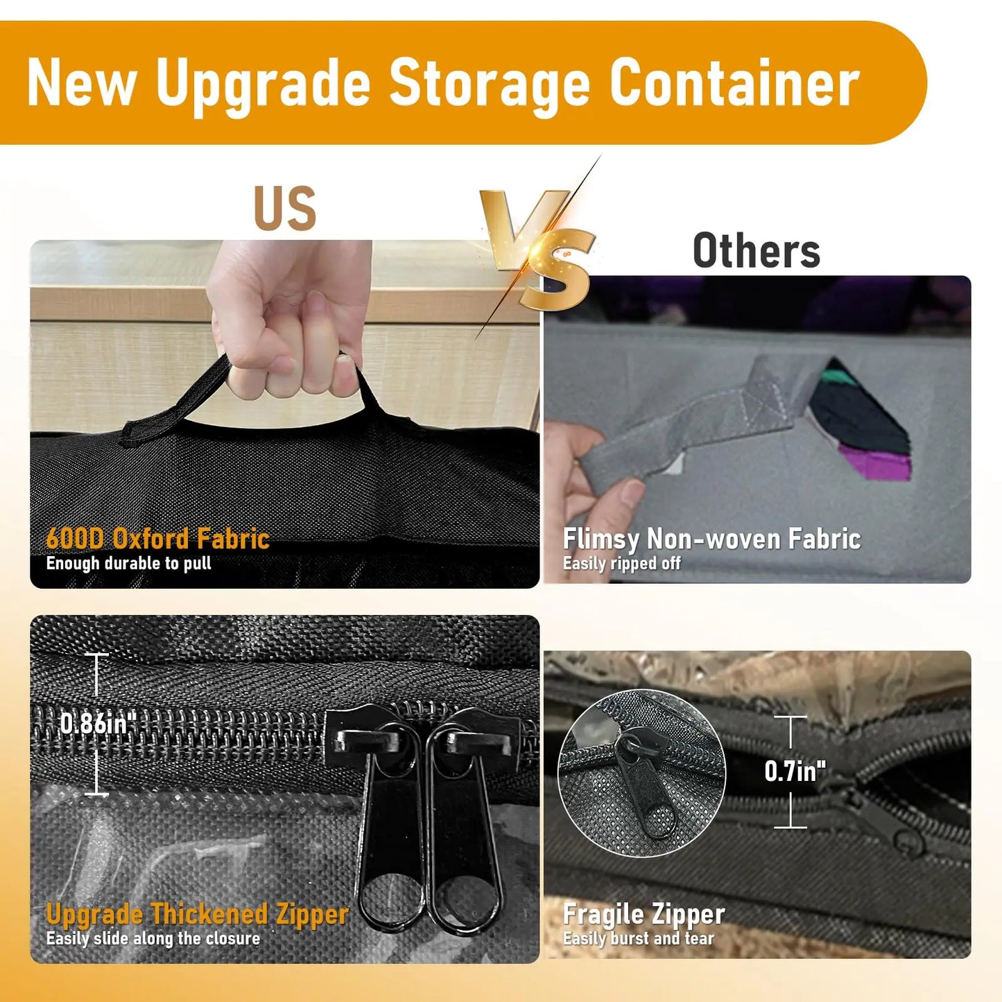 Underbed Storage With Wheels 2 Pack Containers For Clothes