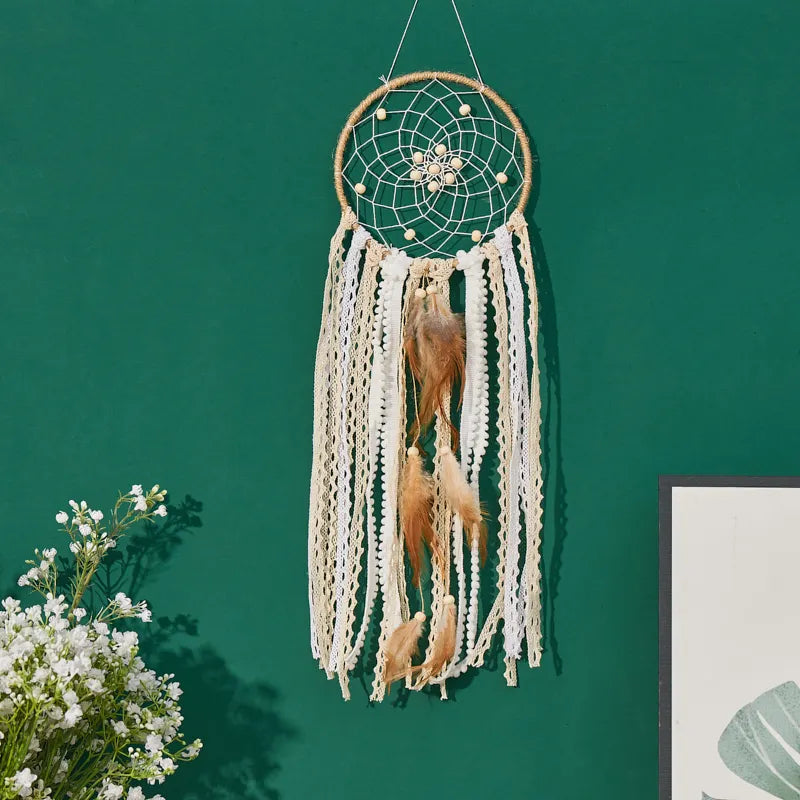 Dream Catcher Moon Dream Chaser Bohemian Wall Decor Bedside
