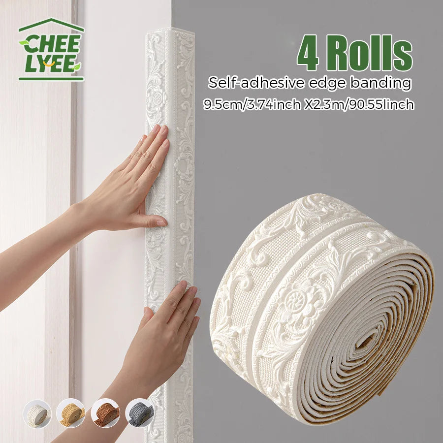 Self Adhesive Edge Banding Strip Foam Peel and Stick Indoor Use