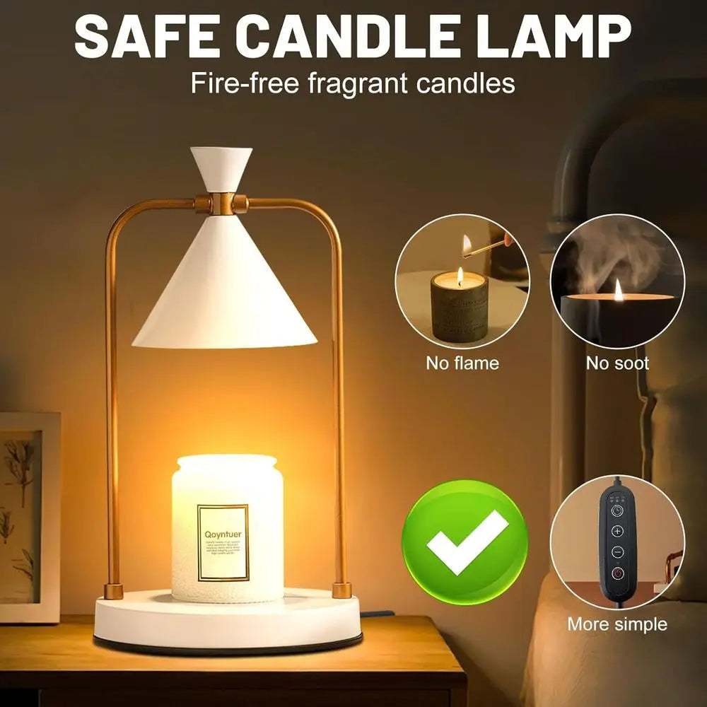 Candle Warmer Lamp With Timer Dimmer For Home Decor