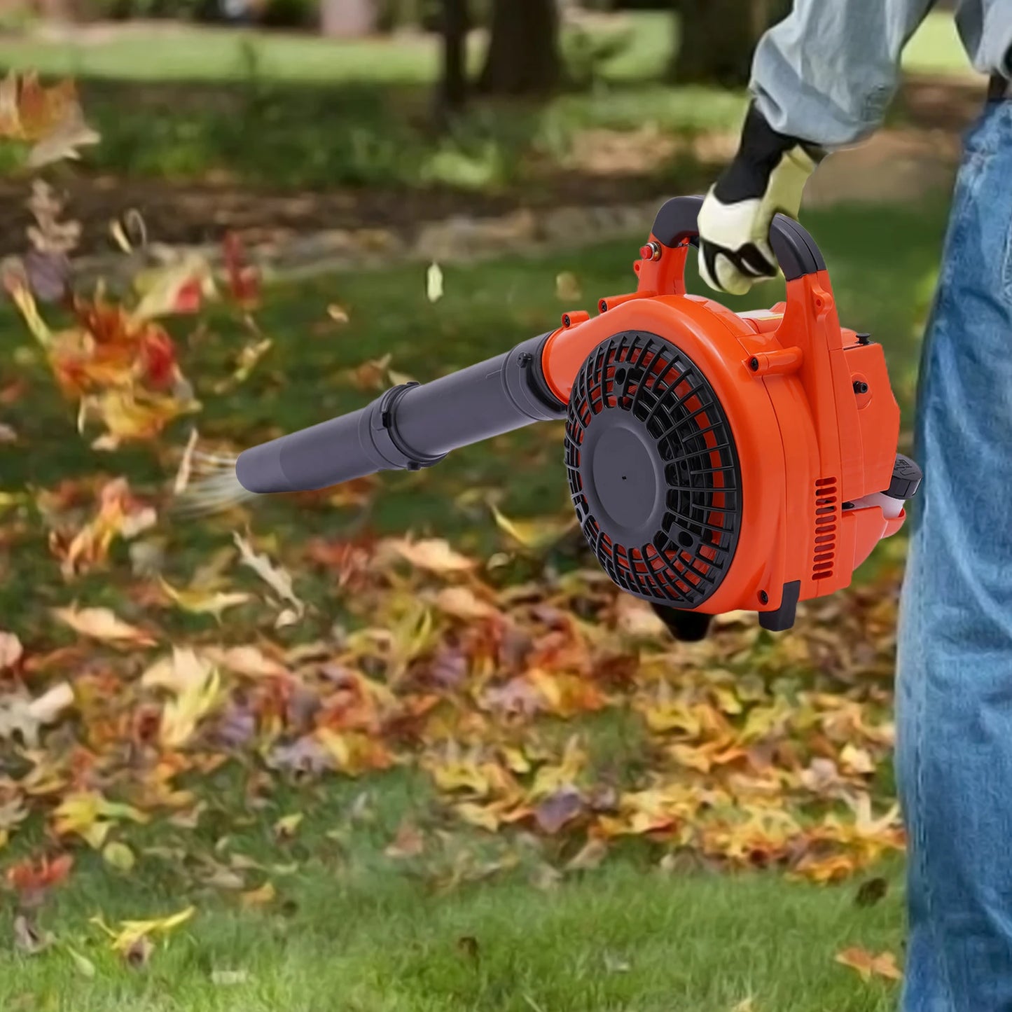 Gas Leaf Blower 2 Stroke 25.4cc Handheld Commercial Tool
