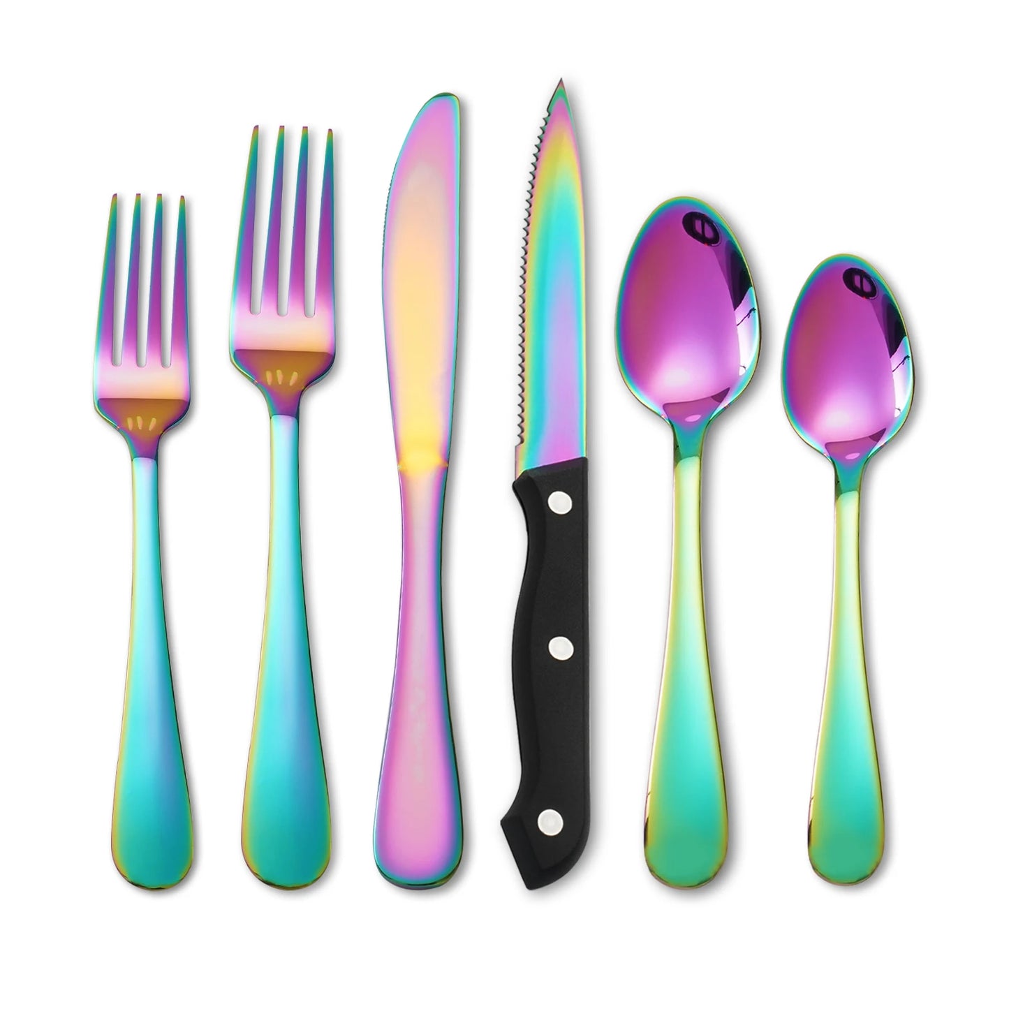 HANSMART Stainless Steel Silverware Set Service For Four