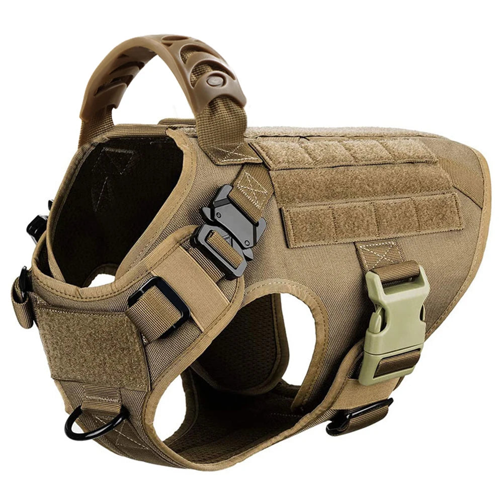 PETRAVELCN Padded Vest Harness Leash For German Shepherd Malinois