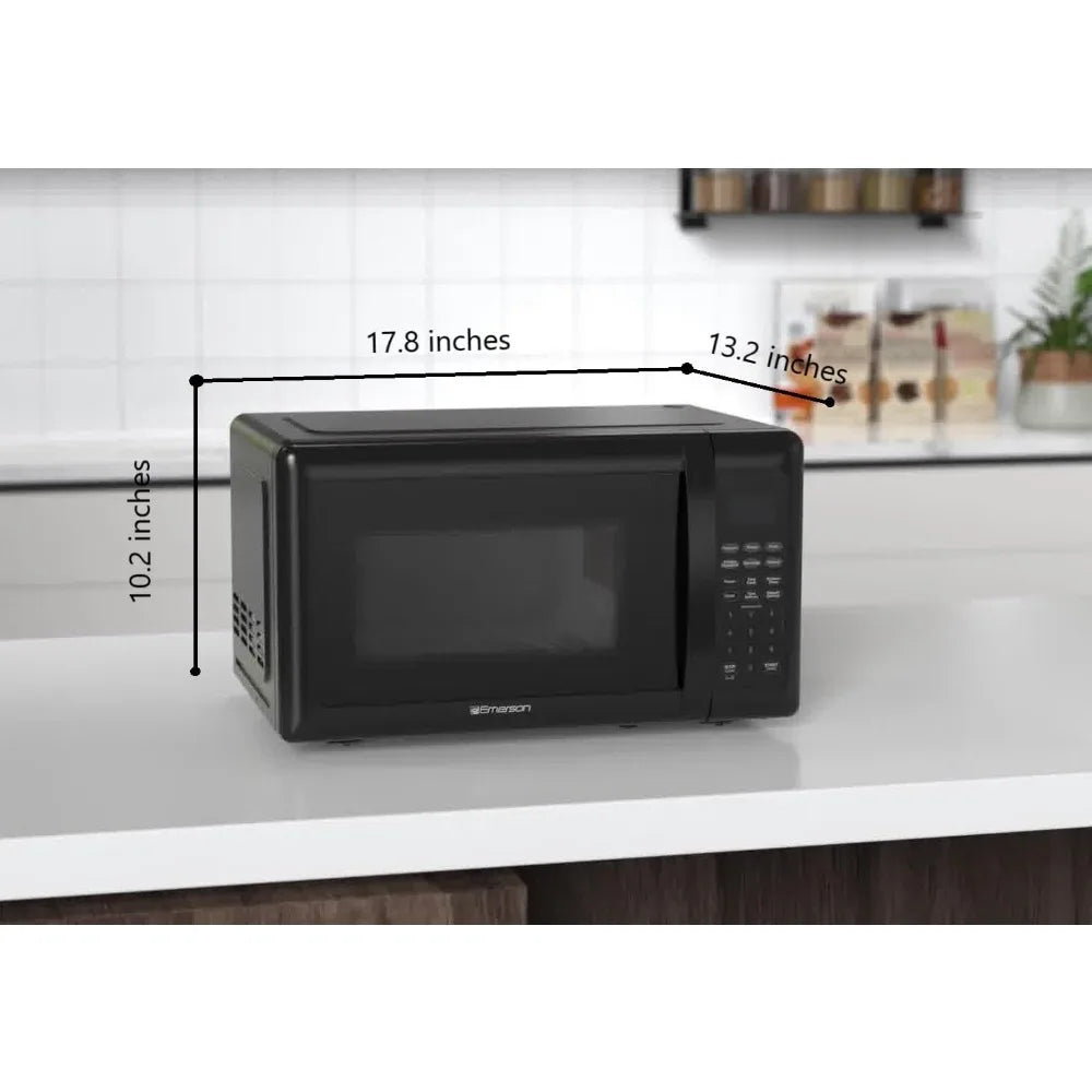 Emerson Compact Countertop Microwave Oven With Touch Control 700W