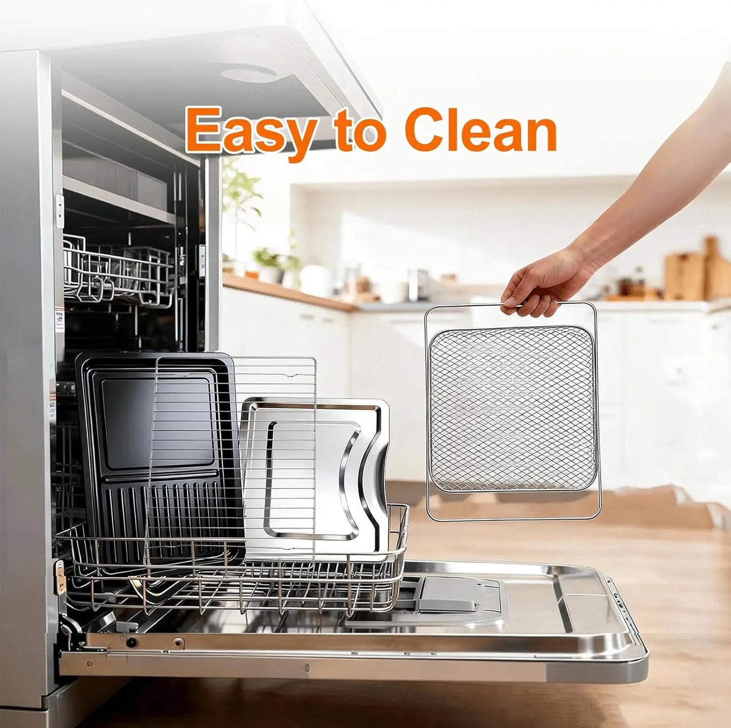 Air Fryer Toaster Oven Combo With Dual Door Design