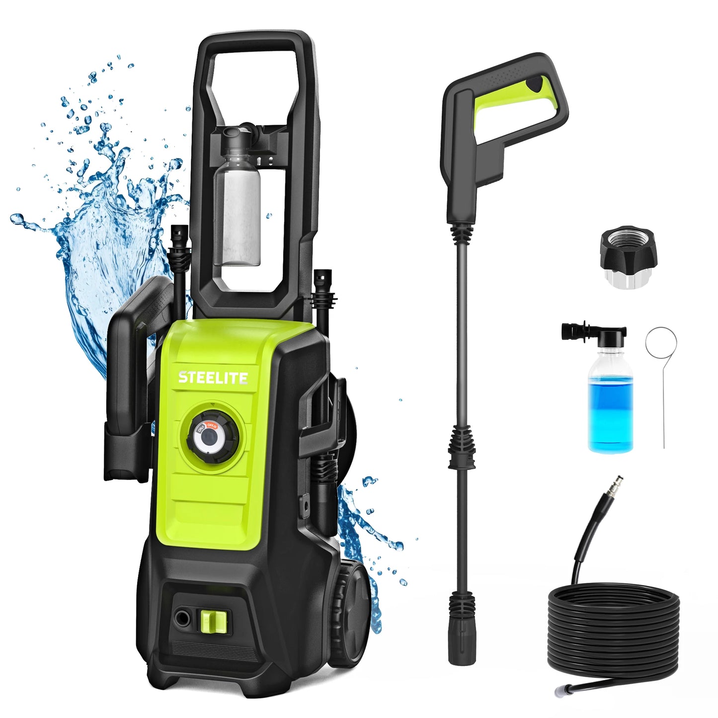 Deli Electric Pressure Washer 3500 PSI Portable Power Washer