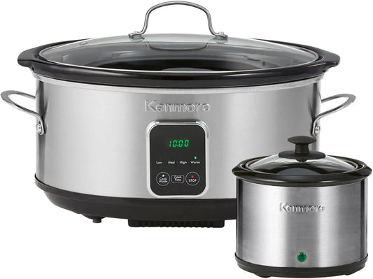 Kenmore Slow Cooker Programmable Crock Pot Digital Control