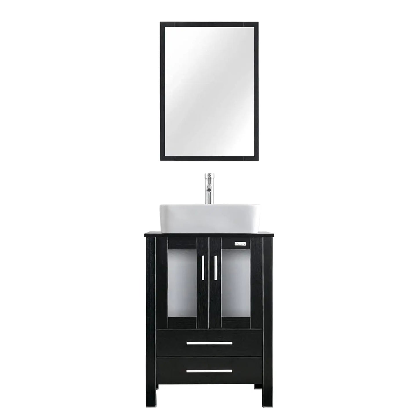 XIAOLANG Modern Bathroom Vanity With Cabinet And Glass Boat Vessel Sink