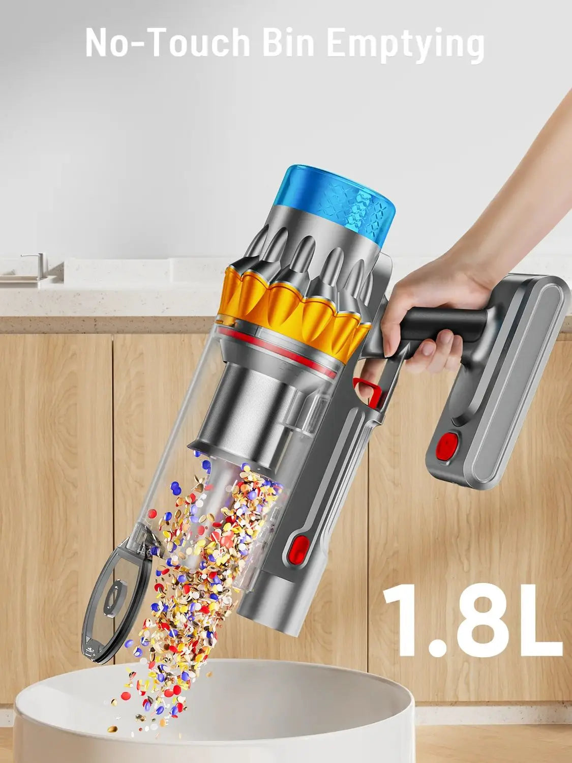 VAKERR X15 Pro Cordless Vacuum Cleaner With HEPA Filtration