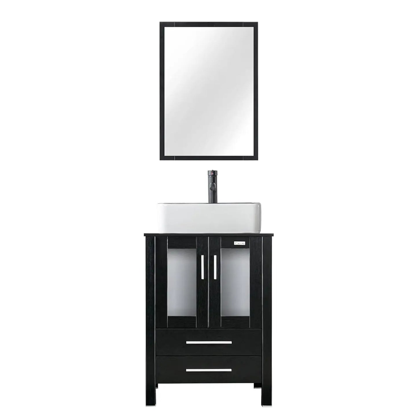 XIAOLANG Modern Bathroom Vanity With Cabinet And Glass Boat Vessel Sink
