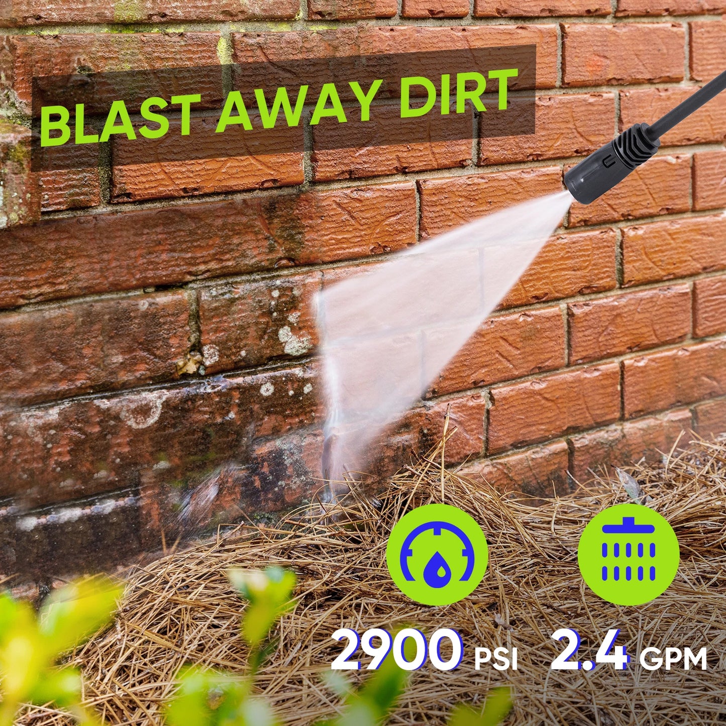 Deli Electric Pressure Washer 3500 PSI Portable Power Washer