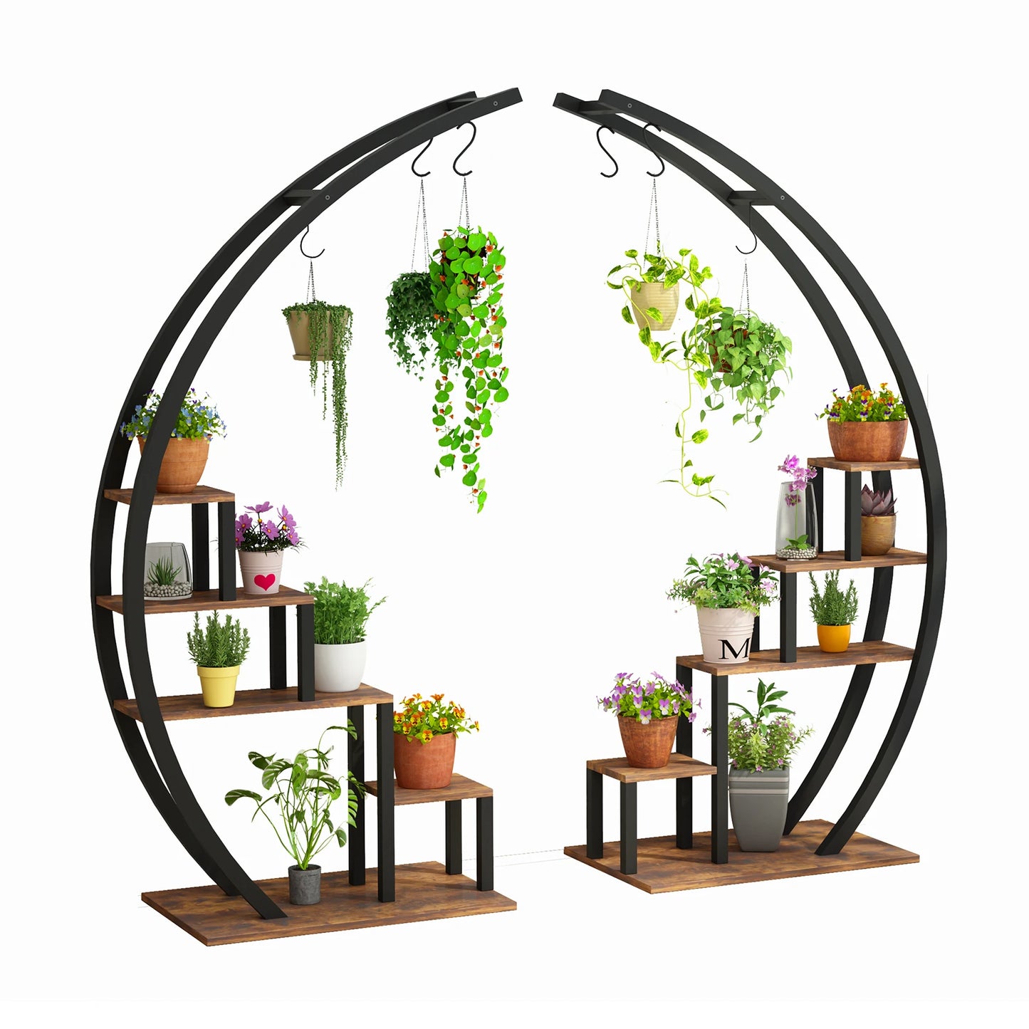 TWISTER.CK 5 Tier Flower Plant Stand Indoor Multi Shelf