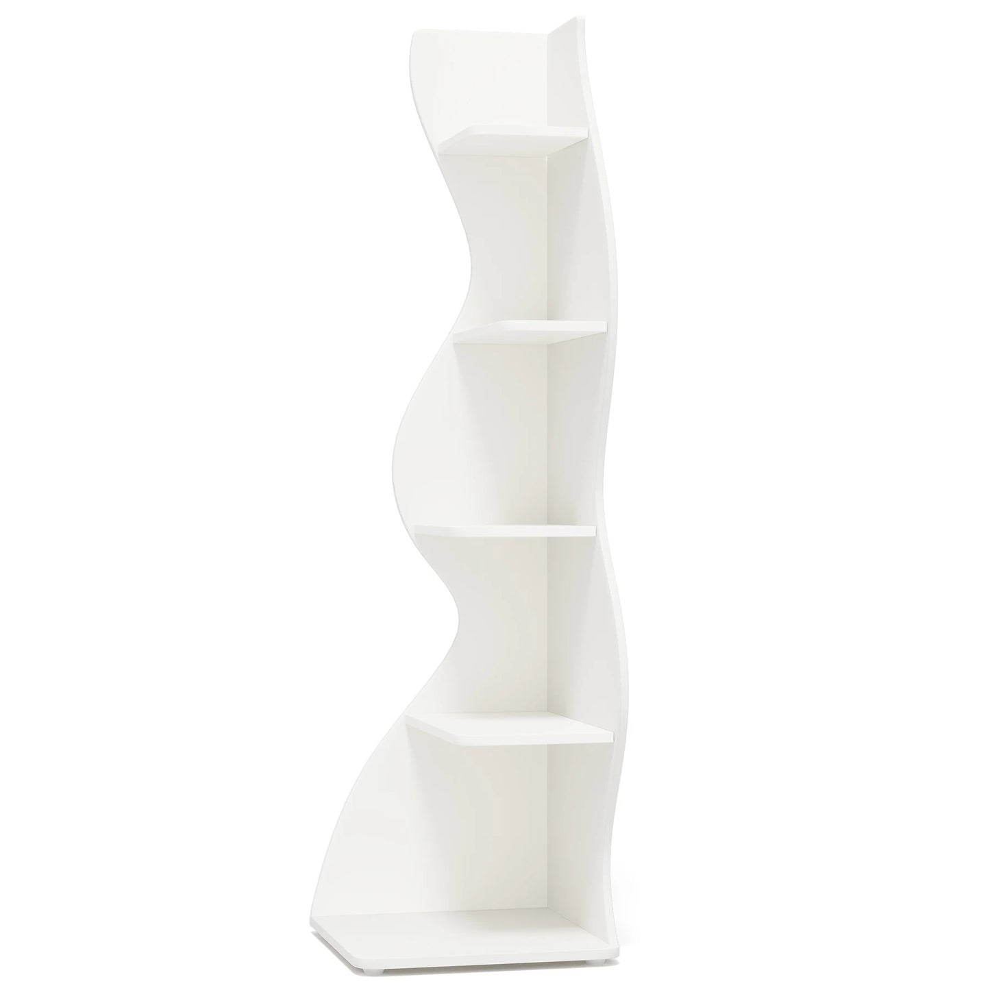 Tribesigns 5-Tier Corner Shelf Wall Mount Bookshelf