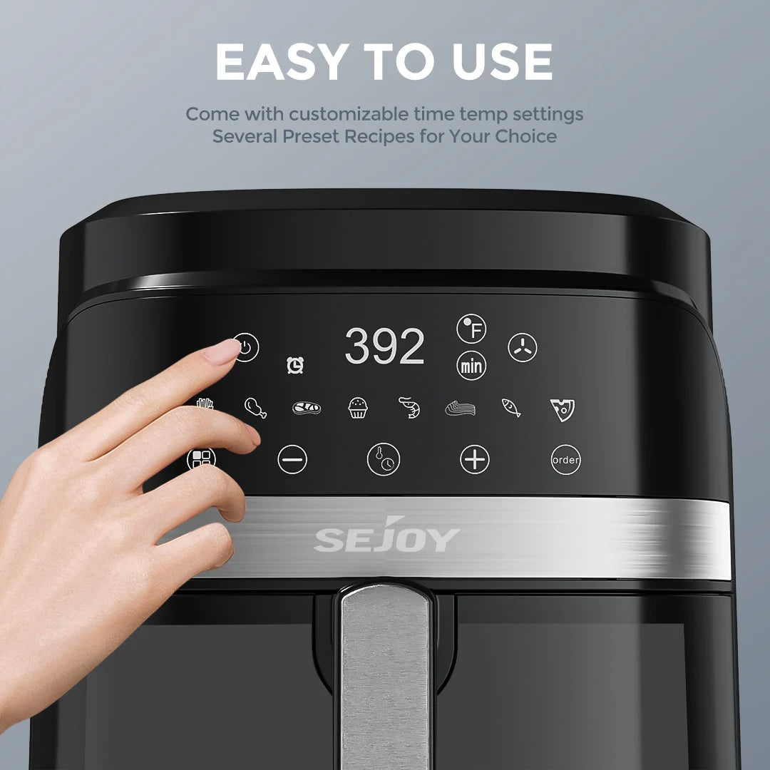 Sejoy 8-in-1 Air Fryer Oven Oilless Cooker For Roast Bake