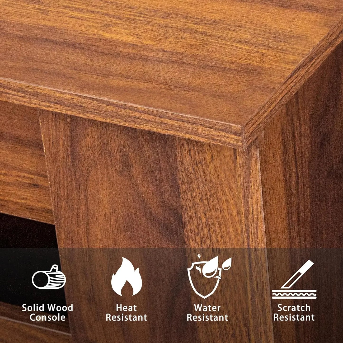 Extendable Dining Table Transformer Folding Console Table