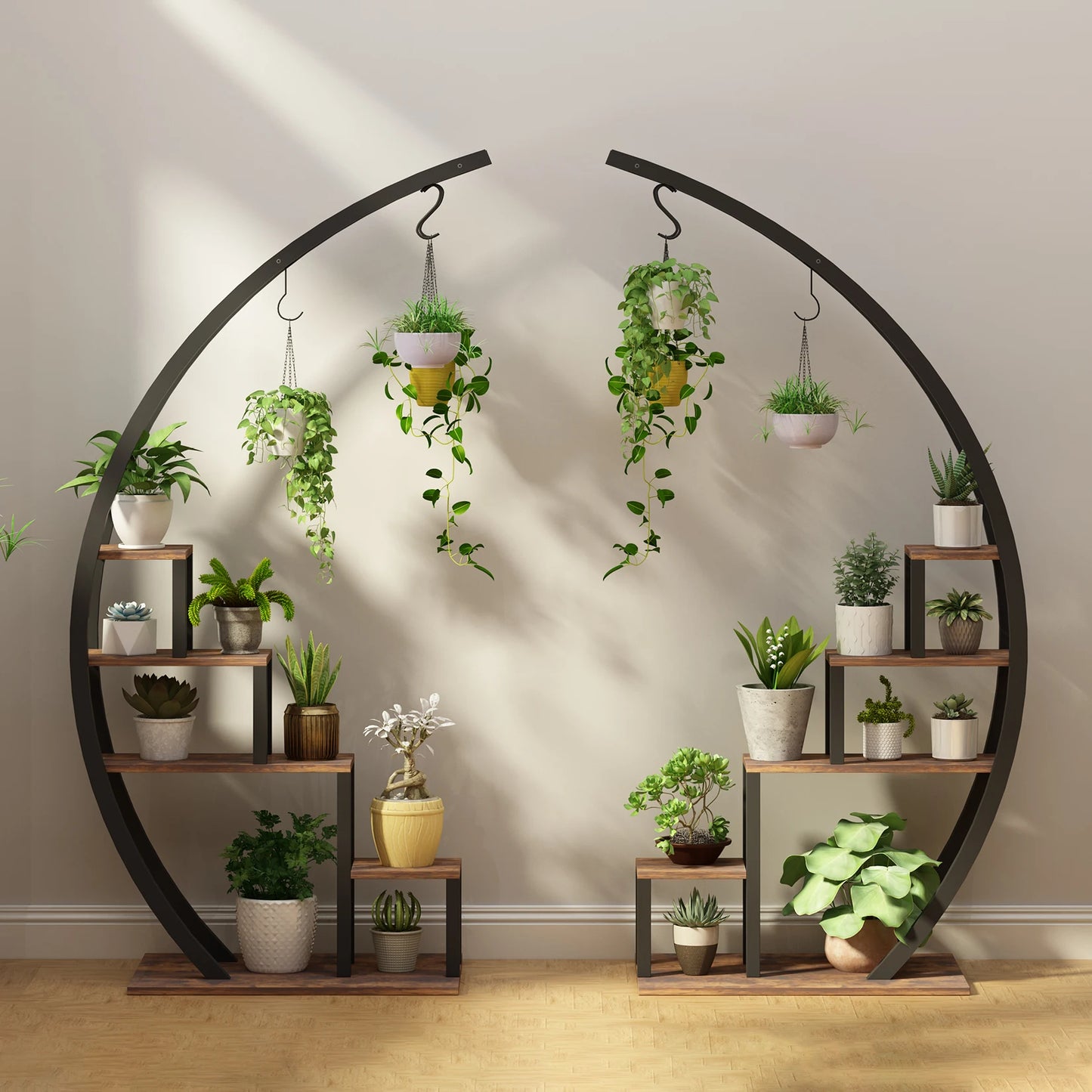 TWISTER.CK 5 Tier Flower Plant Stand Indoor Multi Shelf