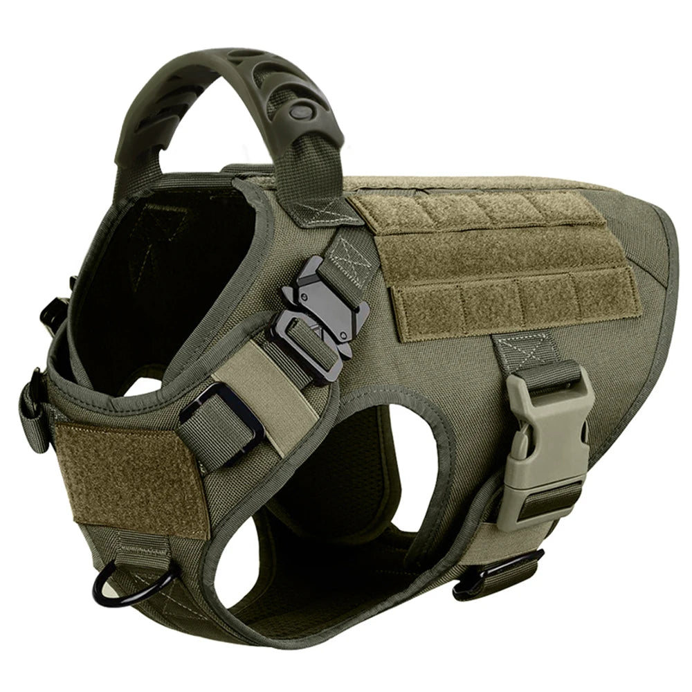 PETRAVELCN Padded Vest Harness Leash For German Shepherd Malinois