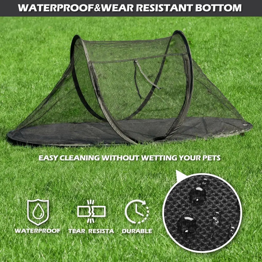 Outdoor Cat and Small Animal Enclosure Portable Play Tent