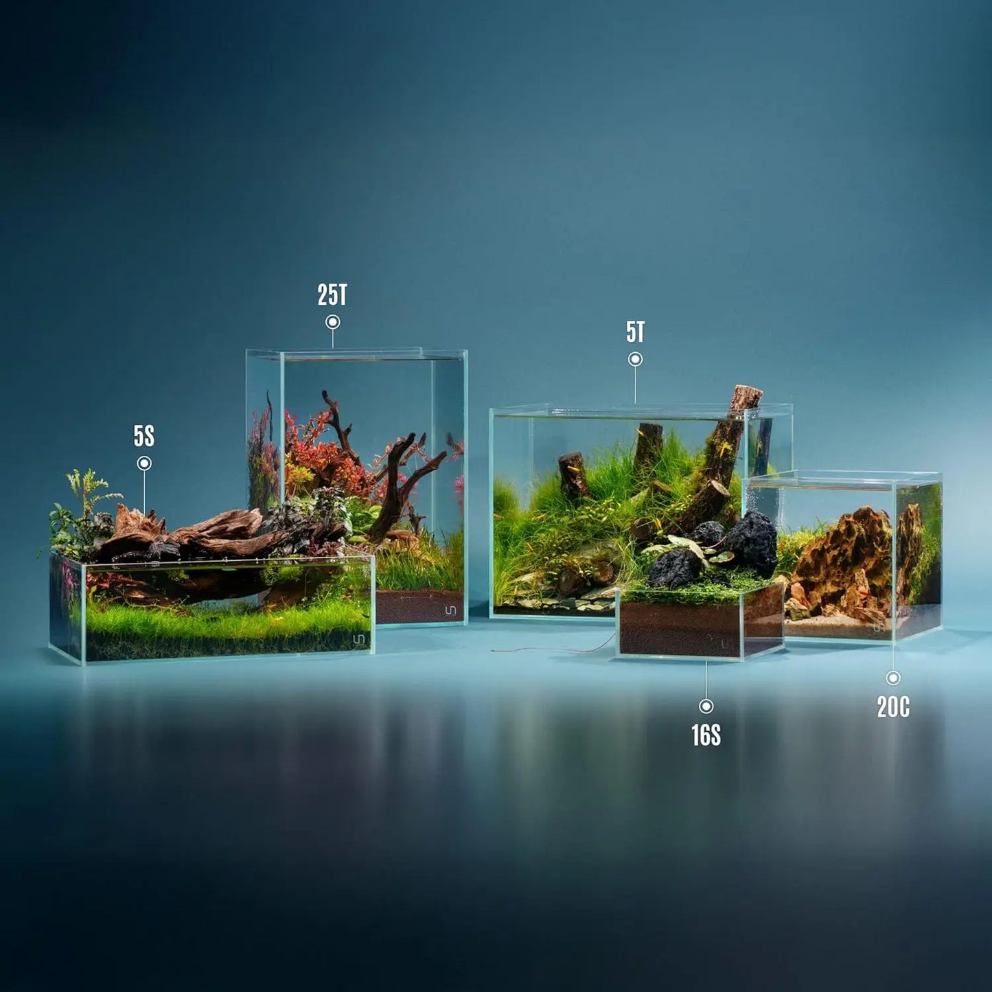 Clear Low Iron Rimless Glass Aquarium With Leveling Mat Included