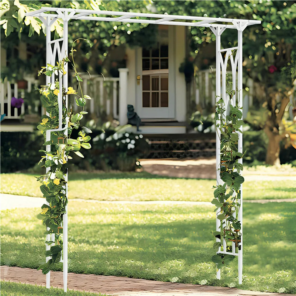 Iron Garden Arch Trellis For Outdoor Weddings And Pergolas
